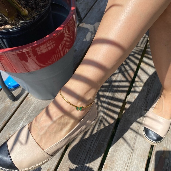 Anklet 18K Gold Plated Stainless Steel Non-Tarnish - Picture 11 of 11